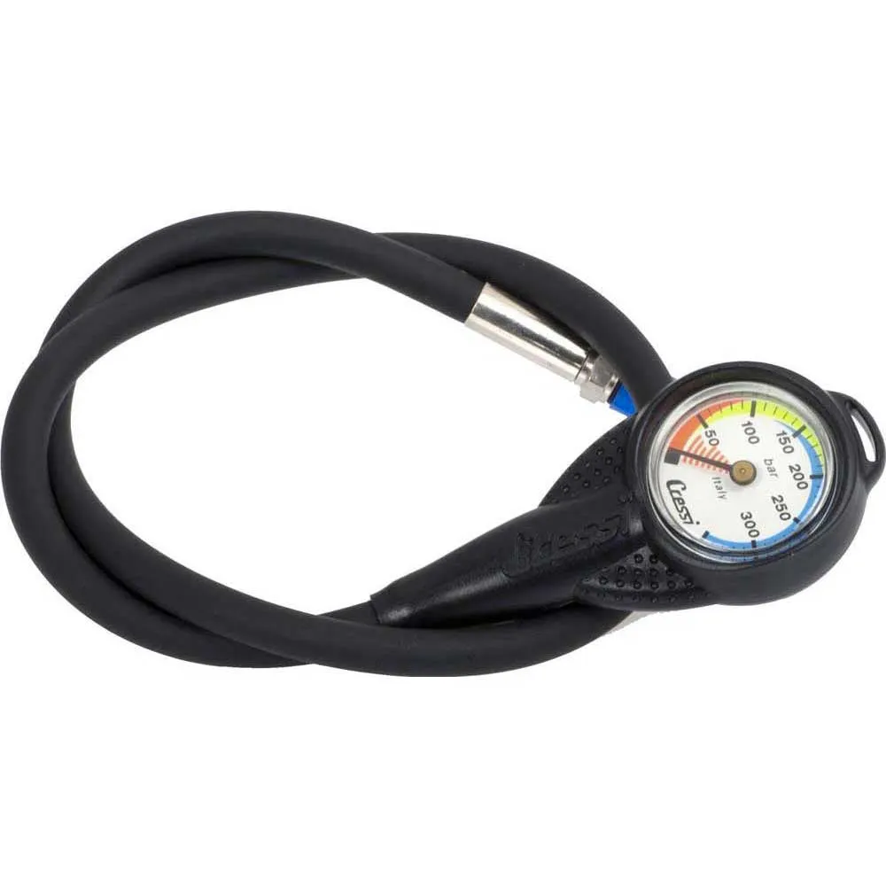 Cressi Mini Pressure Gauge Bar Black Diveinn