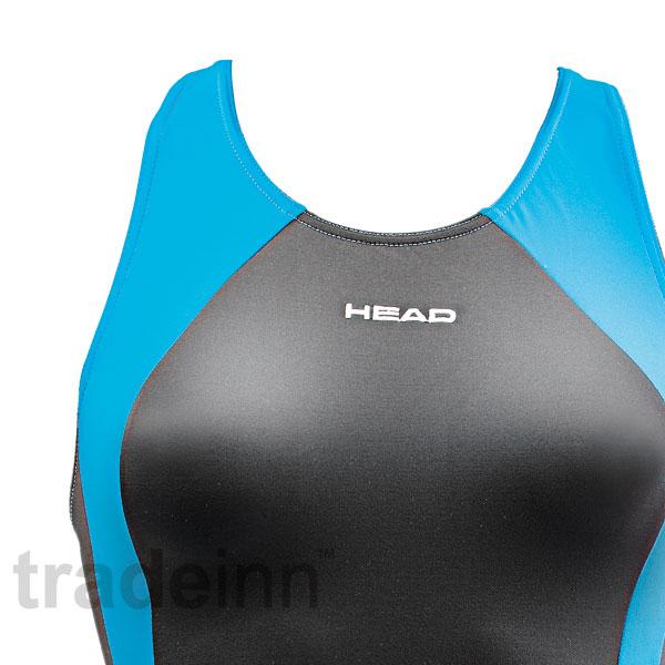 Head swimming Costume Intero Solid Splice