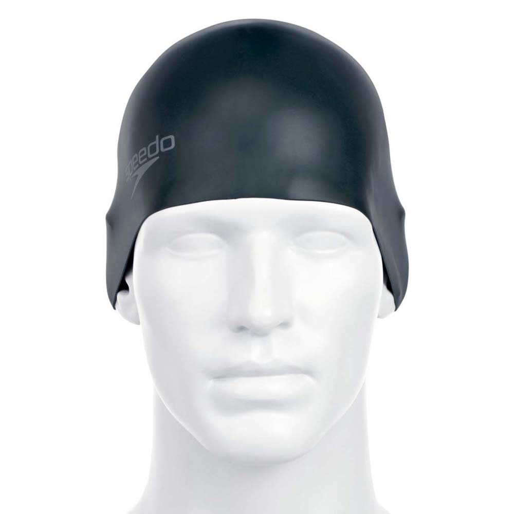 SPEEDO ADULT SWIM CAP PLAIN MOULDED SILICONE LONG-LIFE HYDRODYNAMIC SWIMMING NEW 