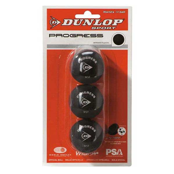 Blister Pack of 3 Balls Dunlop Progress 
