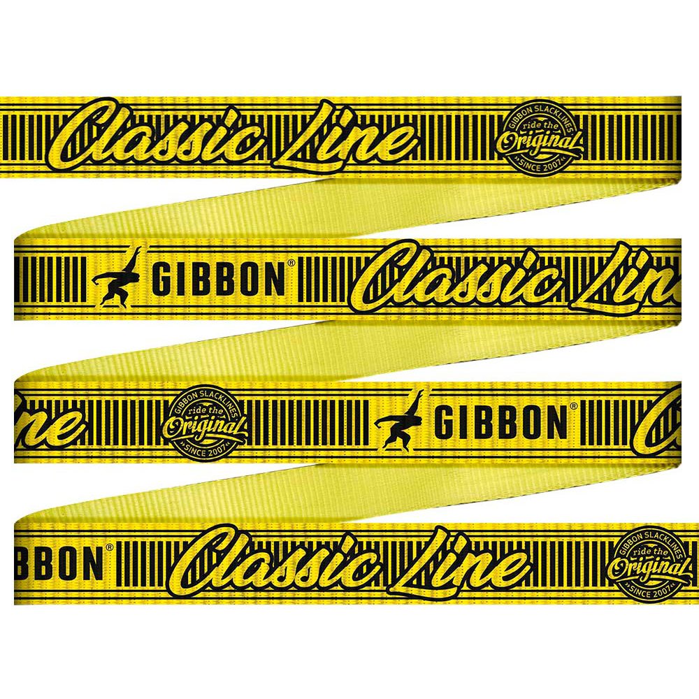 8579円 お得セット Gibbon ギボン CLASSIC LINE X13 XL TREE PRO SET クラシックライン×13XL ツリープロセット Yellow イエロー 13843 スラックライン