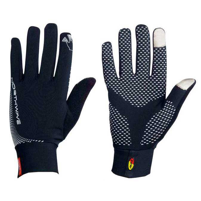 Northwave Contact Touch Mid Season Black Long Gloves