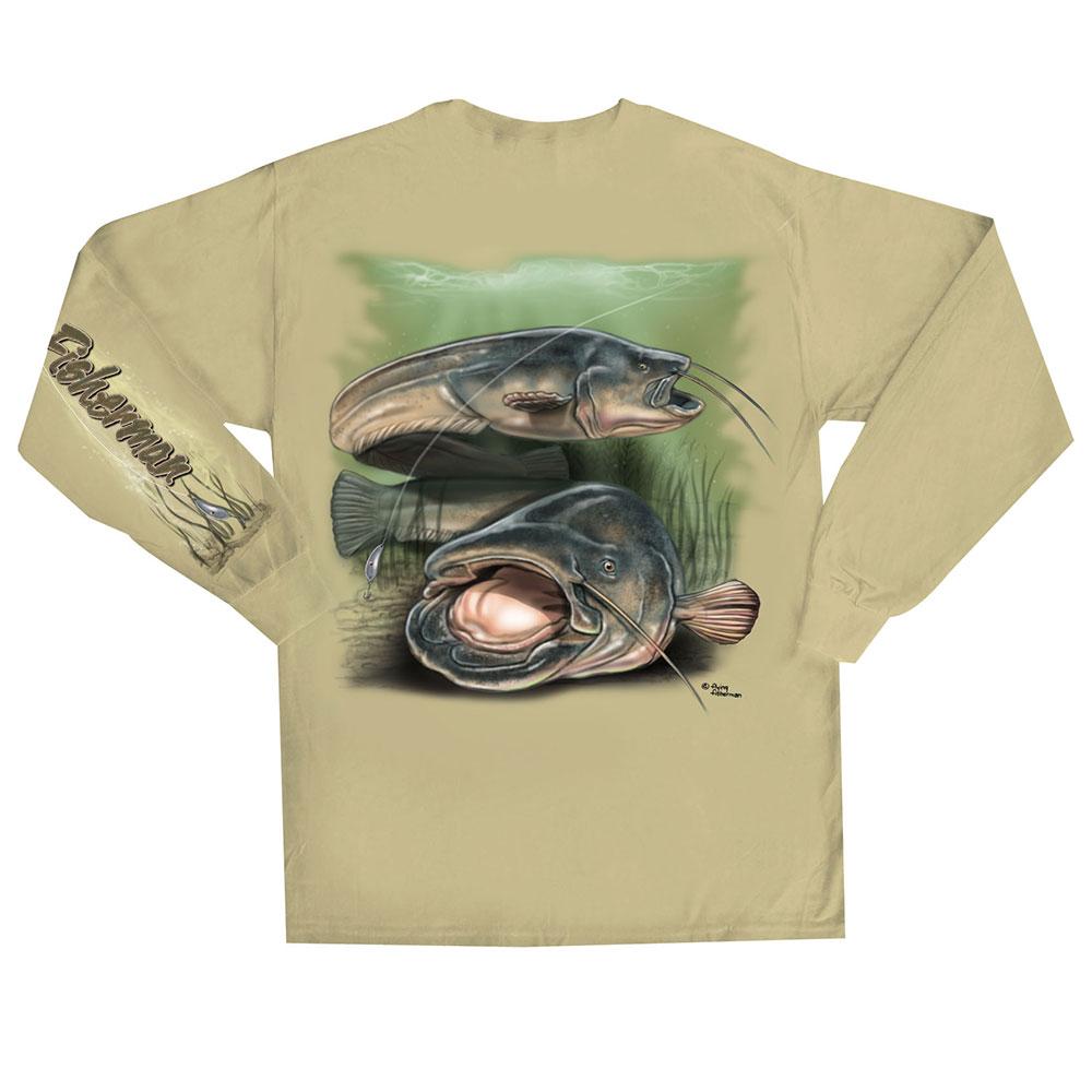 flying-fisherman-catfish-long-sleeve-t-shirt