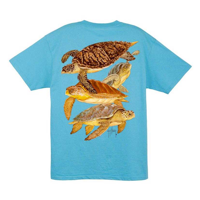 guy-harvey-cayman-turtles-t-shirt-med-korta-armar
