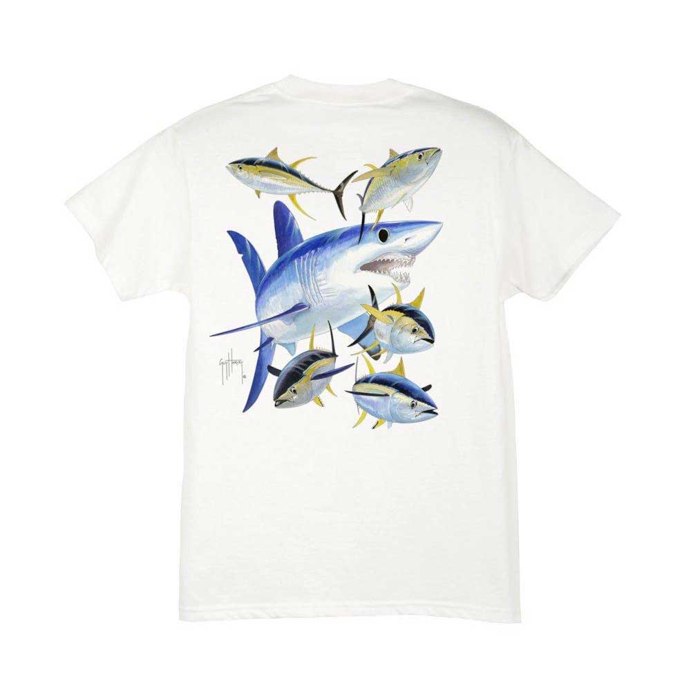 guy-harvey-ghy-mako-shark-junior-3-4-mouwen-t-shirt