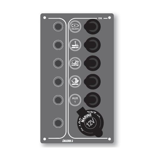 lalizas-switch-5-waterproof-switches---autom-fuses-12v-panel