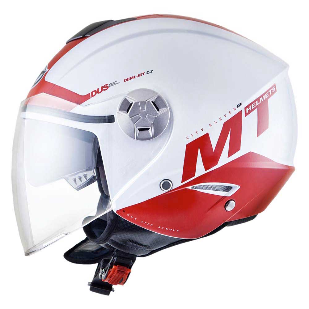 MT Helmets Casque Jet City Eleven SV Smart Pearl