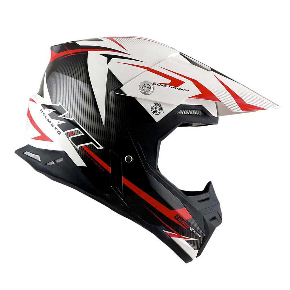 MT Helmets Casco Motocross Synchrony Steel