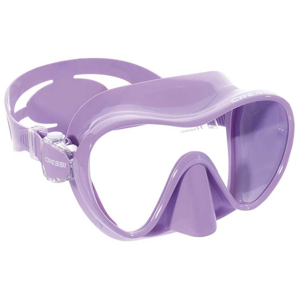 Cressi F1 Frameless Mask Clear Scuba Diving for sale online 
