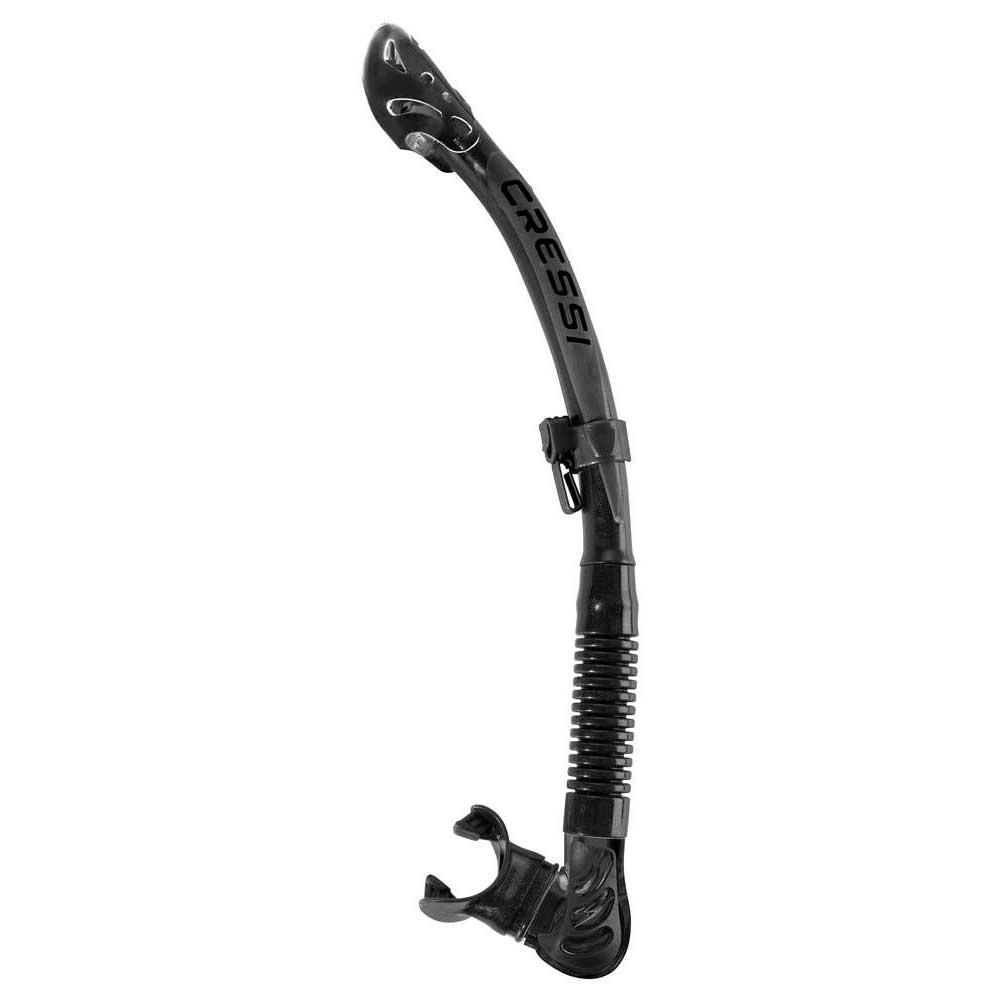black W8 Cressi Alpha Ultra Dry Snorkel Dark ES 258150 for sale online 