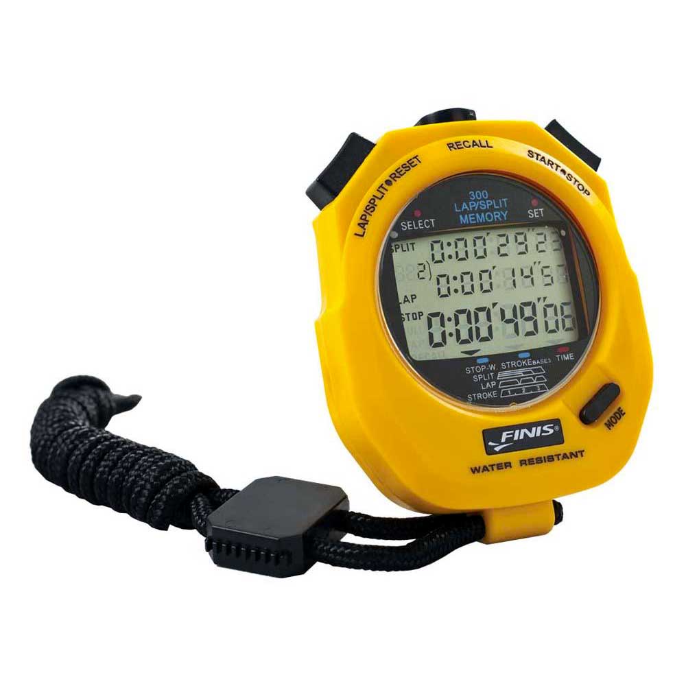 Yellow FINIS 3X-300M Stopwatch 