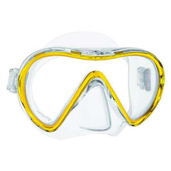 Mares Mask Vento Eine Form des Komforts Tauchermaske Taucherbrille Gelb 