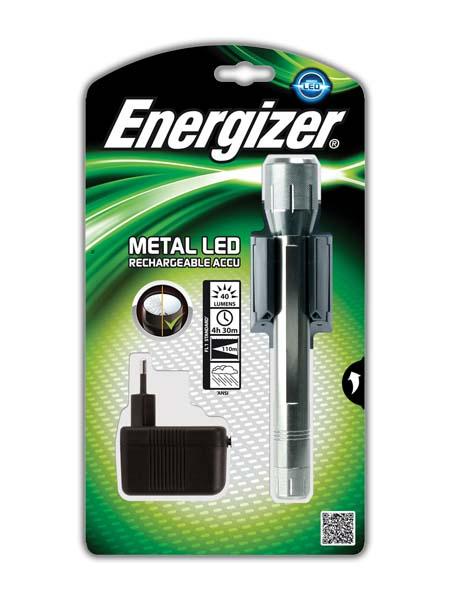 Energizer Oppladbar LED I Metall Professional