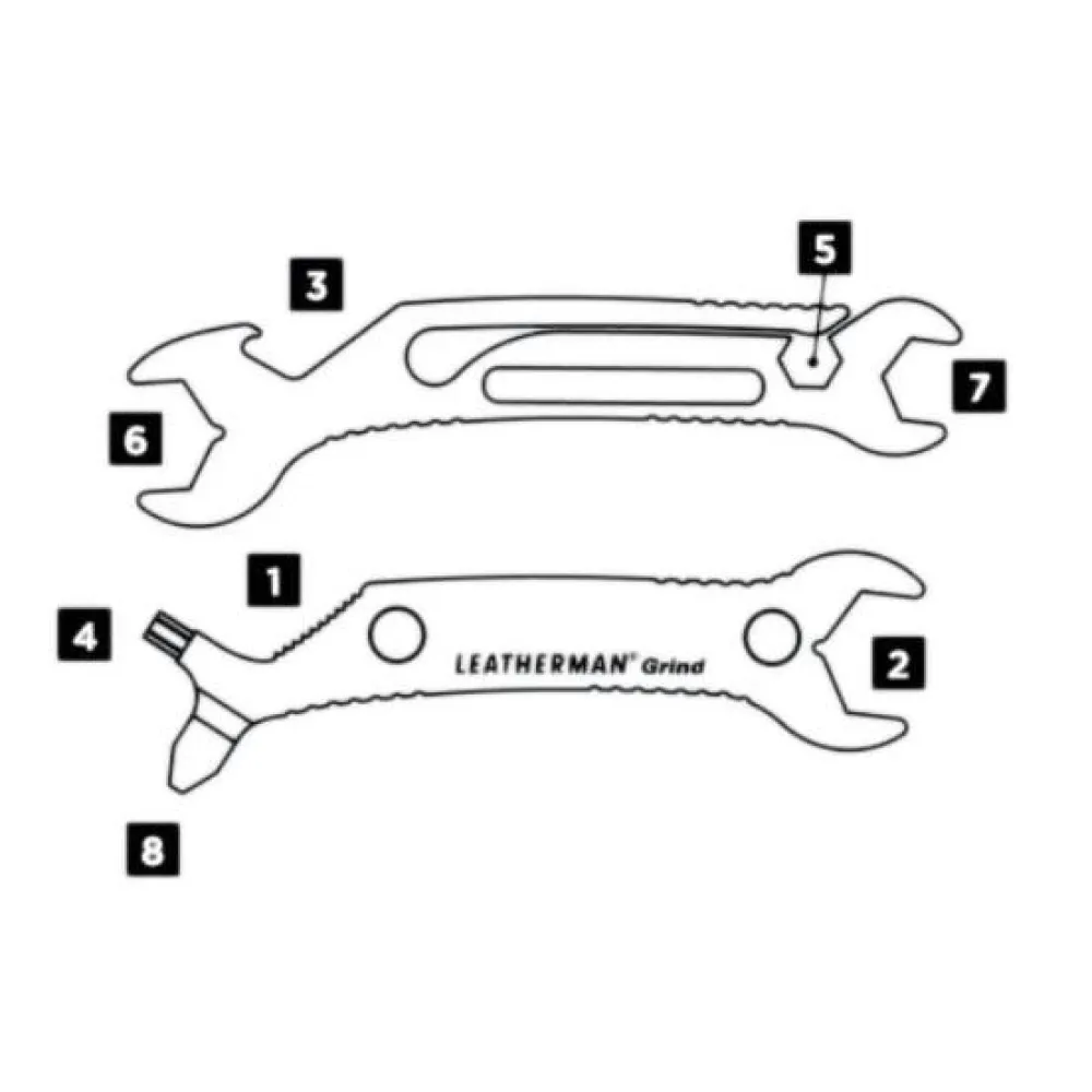 Leatherman Grind Skate Maintenance Tool | Trekkinn ツールとナイフ