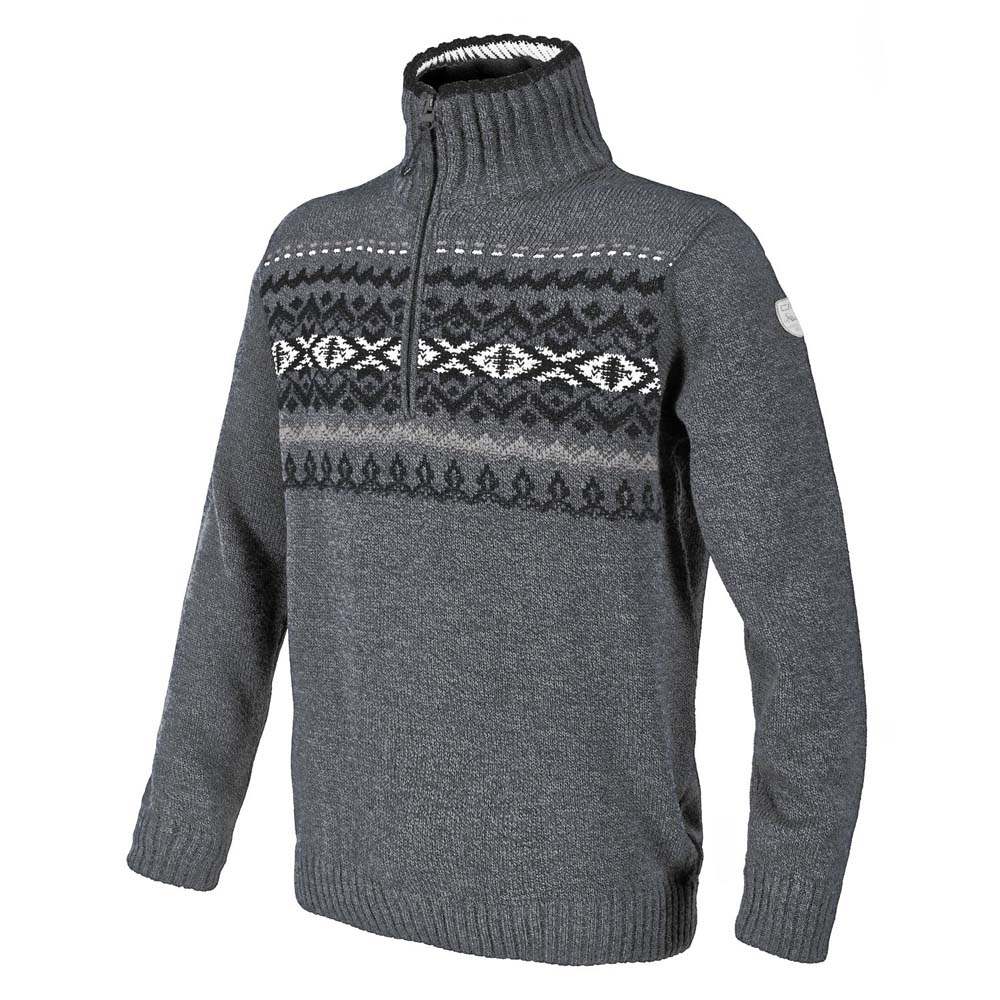 cmp-knitted-melange-waterproof-pullover