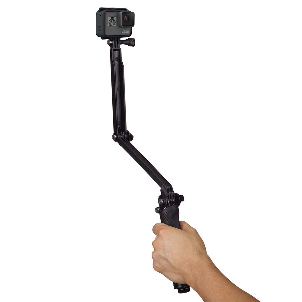 GoPro Support 3 Way:Camera Grip. Extension Arm Or Tripod
