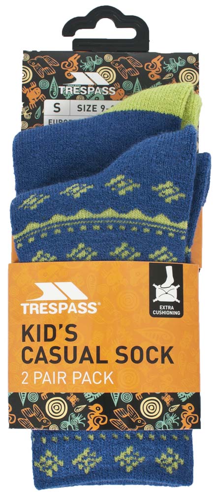 Trespass Hosie Patterned Kids Socks