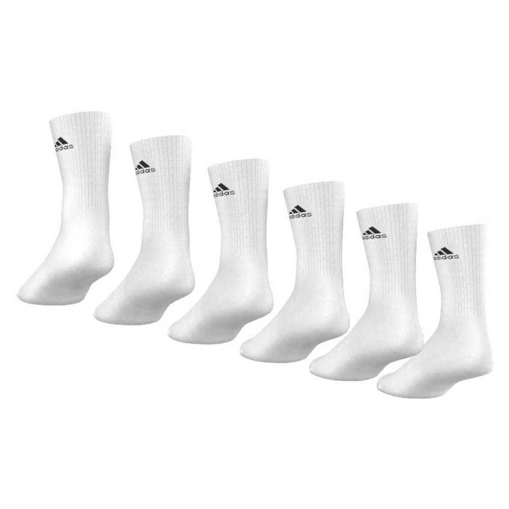 adidas Calcetines 3 Stripes Performance Crew Half Cushioned 6 Pares