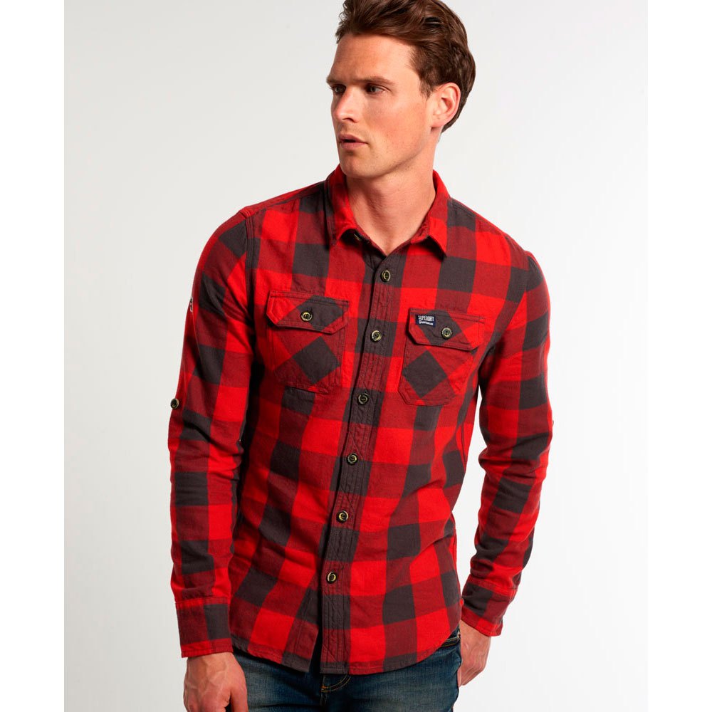 Superdry Chemise Manche Longue Flanagan Forest