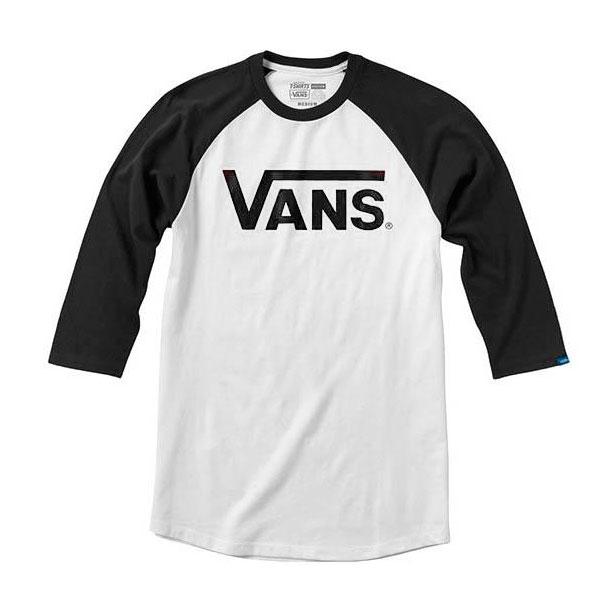 Vans Classic Raglan 3/4 Sleeve T-Shirt White | Xtremeinn