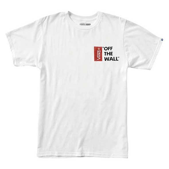 Slovenië Seizoen Hoeveelheid geld Vans Off The Wall Iii Short Sleeve T-Shirt White | Dressinn