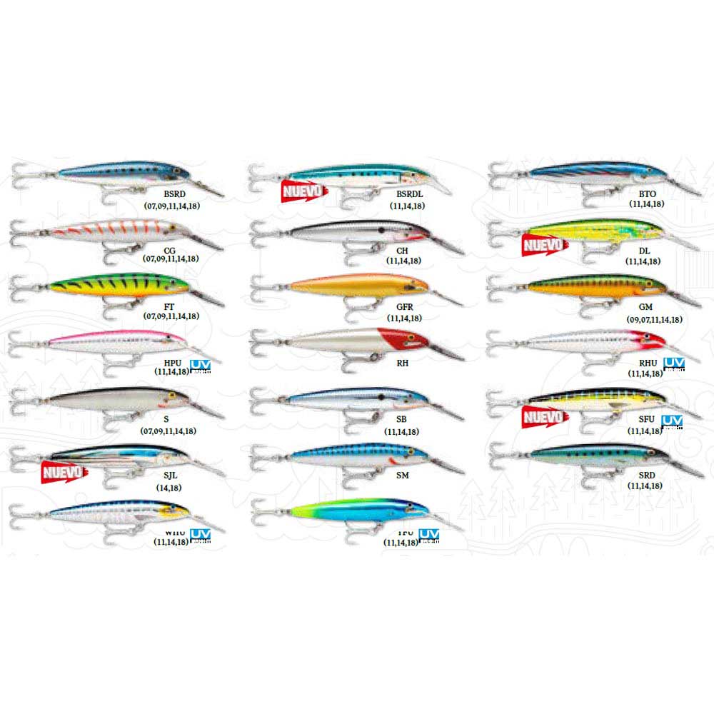 Rapala Countdown Magnum Sinking Elritze 180 Mm 24g