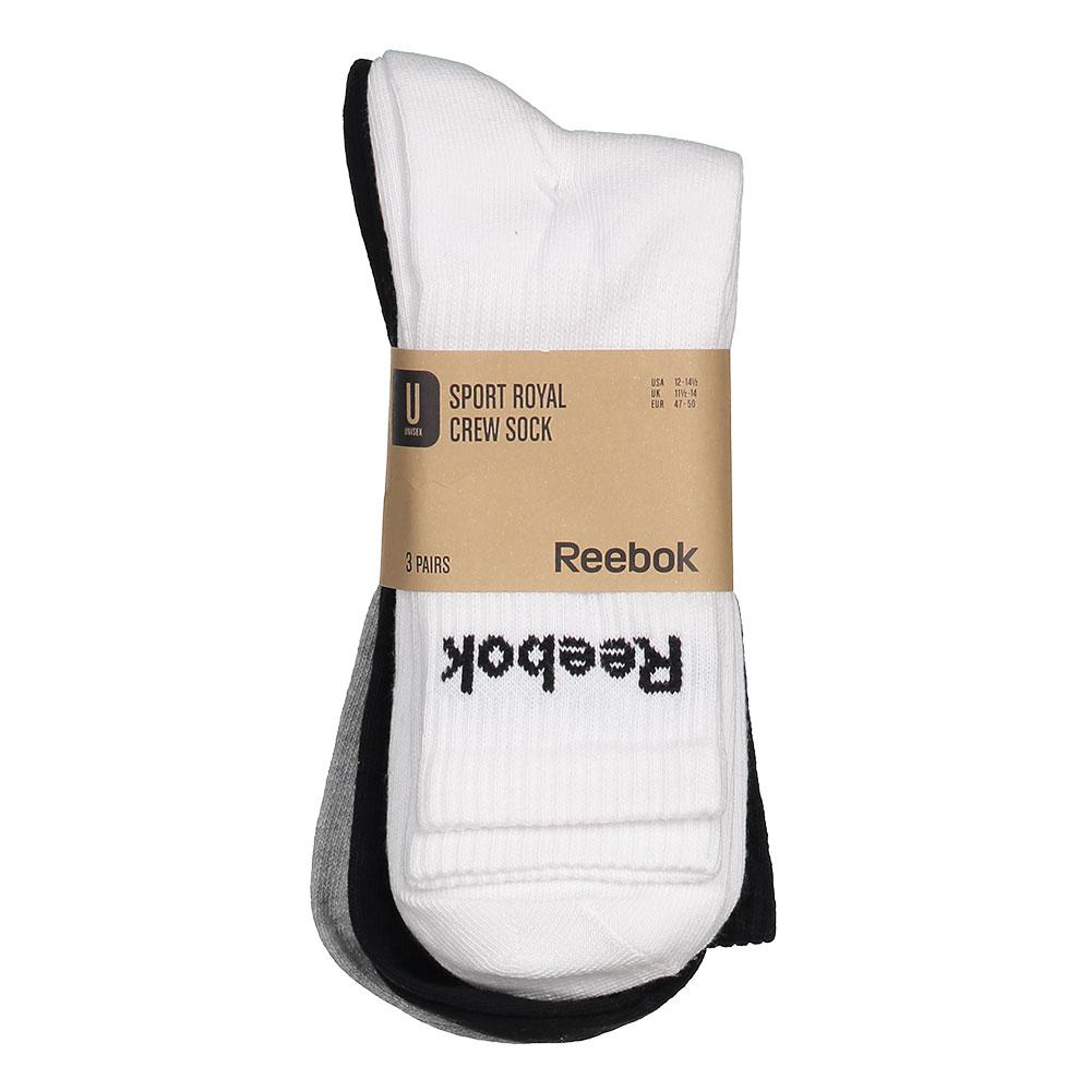 Reebok Roy Crew Socks 3x2