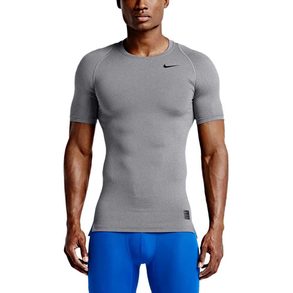 Consciente de Inválido Mirar atrás Nike Pro Cool Compression Short Sleeve T-Shirt Grey | Traininn