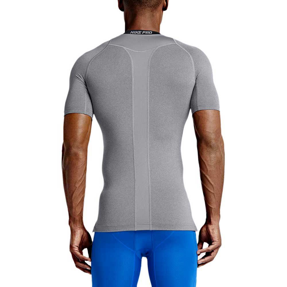 Henholdsvis slim fritaget Nike Pro Cool Compression Short Sleeve T-Shirt Grey | Traininn