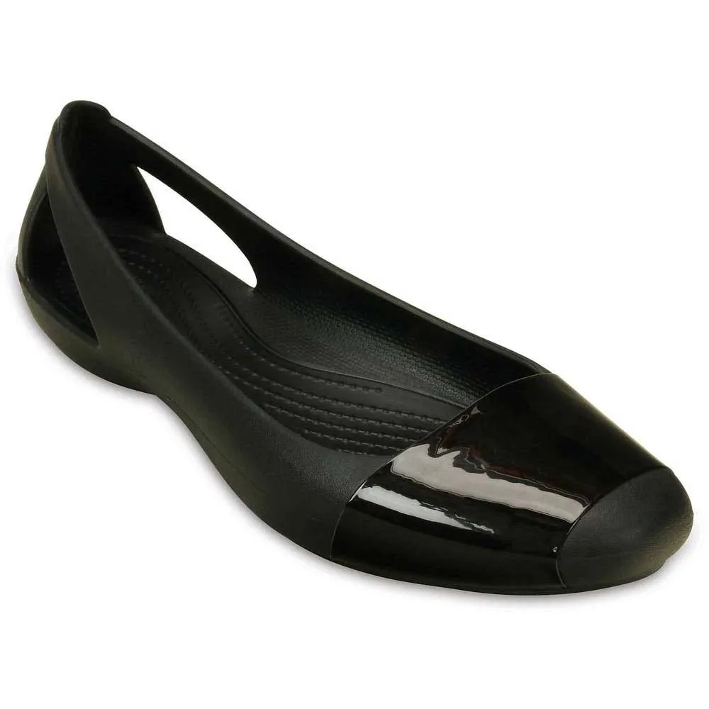Crocs Sienna Shiny Flat Flip Flops | Swiminn