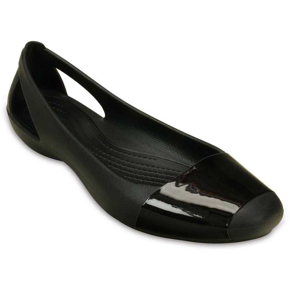 Crocs Sienna Shiny Flat Slippers