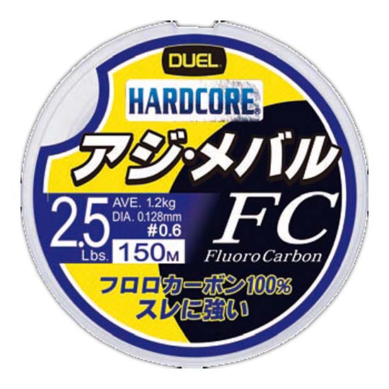 duel-linje-hardcore-fluorocarbon-150-m
