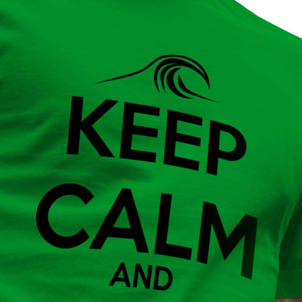 Kruskis Camiseta de manga corta Keep Calm and Surf Short Sleeve T-shirt