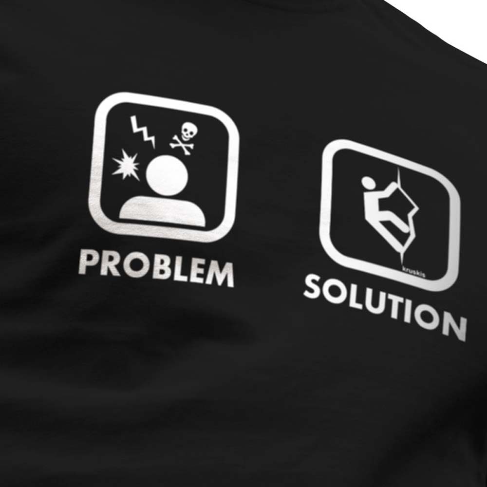 Kruskis Problem Solution Climb lyhythihainen t-paita