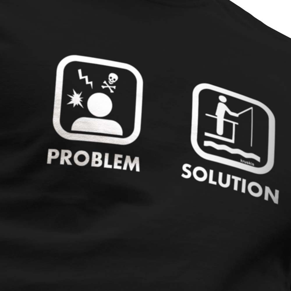 Kruskis Problem Solution Fish T-shirt med korta ärmar