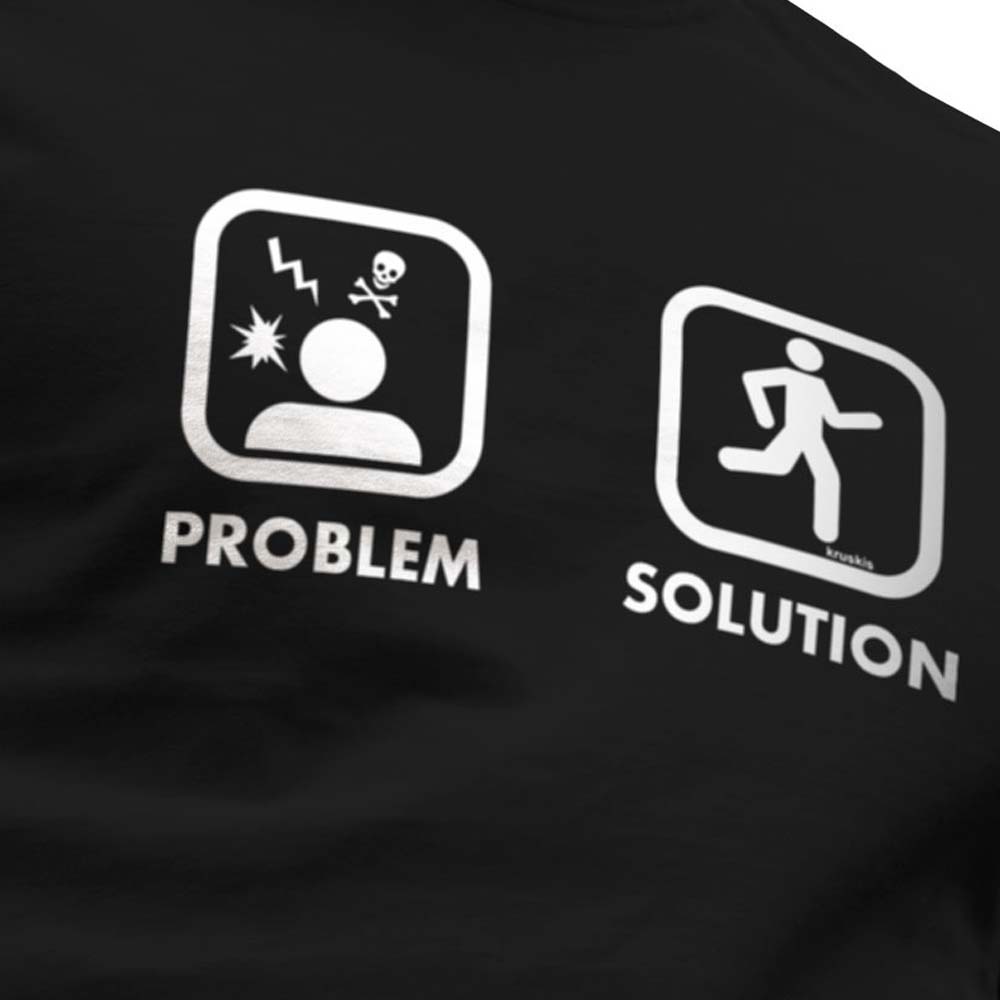Kruskis Camiseta de manga curta Problem Solution Run