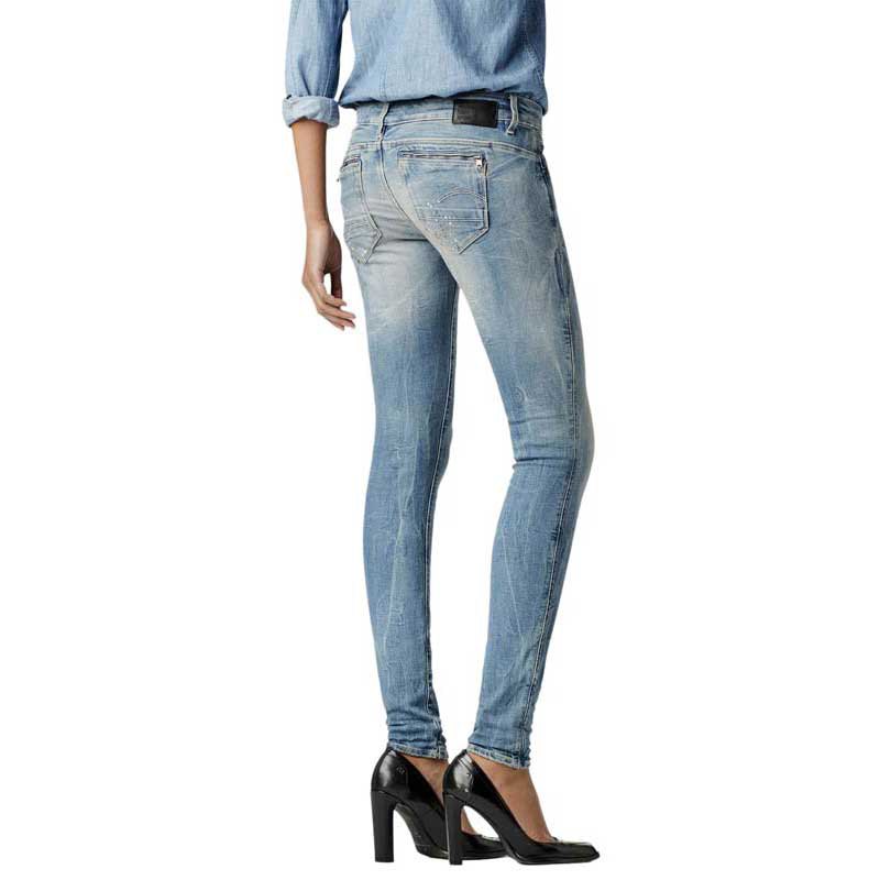 G-Star Midge Zip Low Waist Super Skinny Jeans