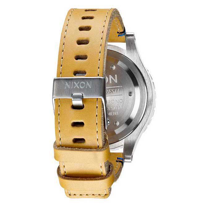 Nixon 48 20 Chrono Leather Watch