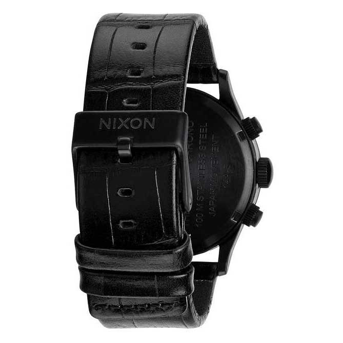 Nixon Sentry Chrono Leather Watch