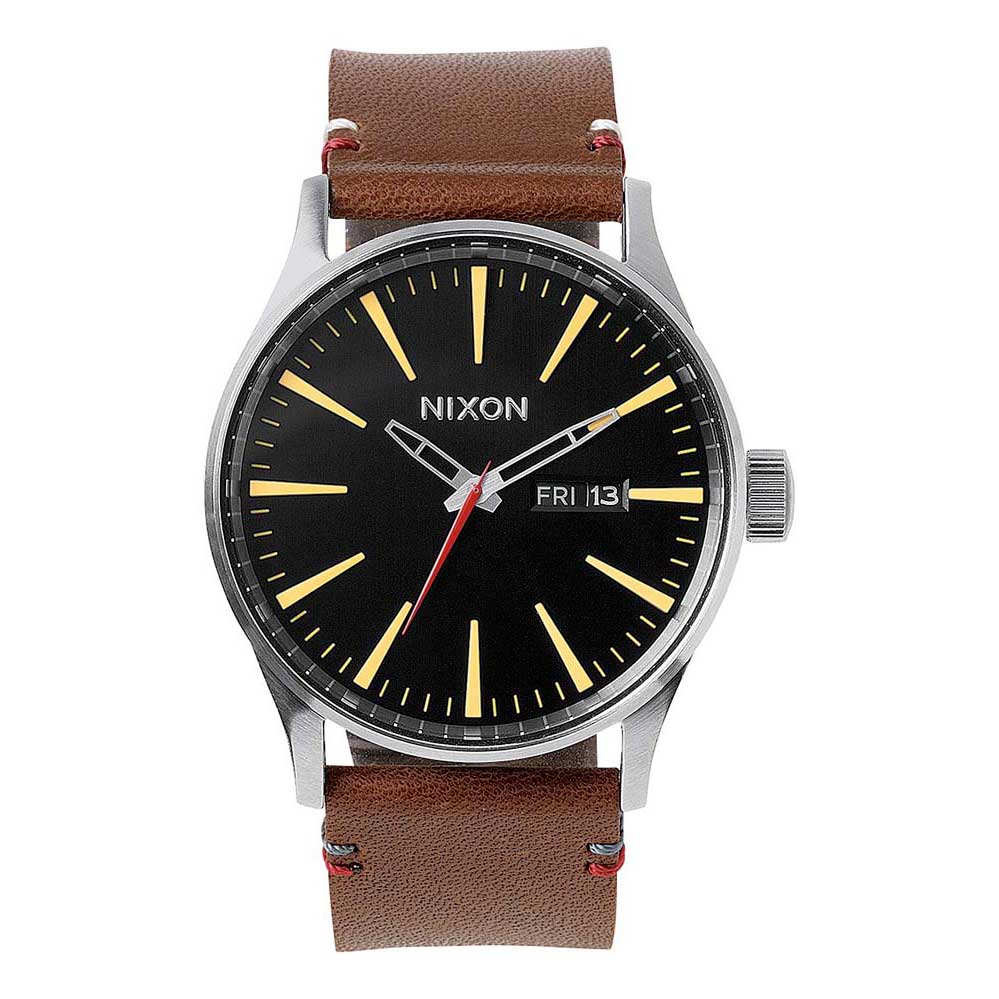 nixon-sentry-leather-watch