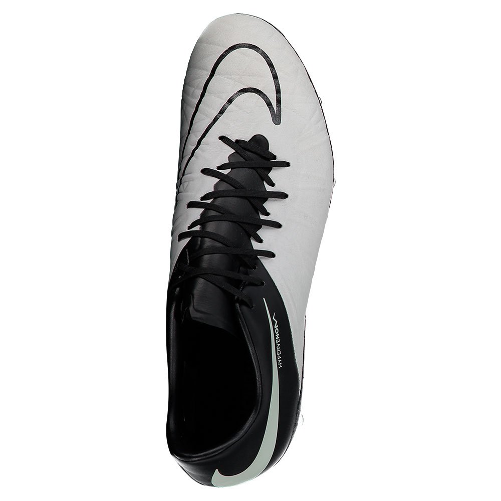 Reden dennenboom de wind is sterk Nike Hypervenom Phinish Leather FG Football Boots White | Goalinn