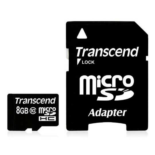 KSIX Memory Card Trascendend Micro Sdhc 8 Gb Class 10 Adapter