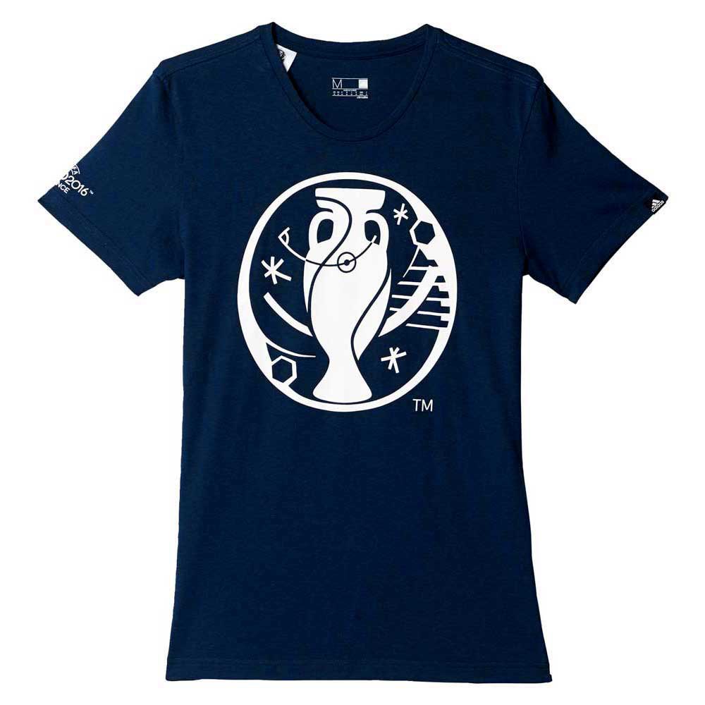 perfume Gestionar hierro adidas Camiseta Manga Corta Euro Logo Blanco | Goalinn