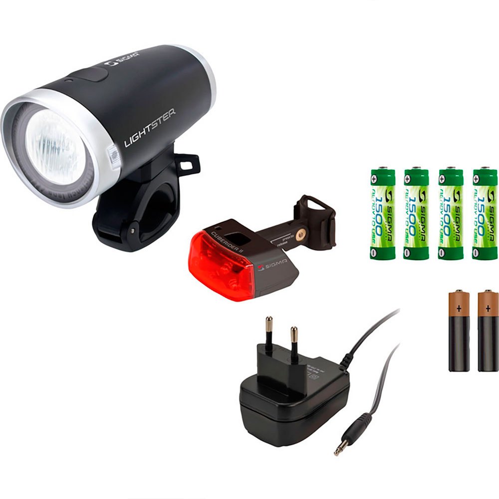 sigma-set-luci-lightster-cuberider-ii-batterie-caricabatterie
