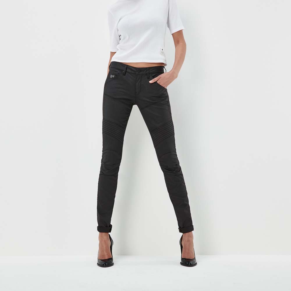 de elite oase eb G-Star 5621 Custom Mid Waist Skinny Jeans Black | Dressinn