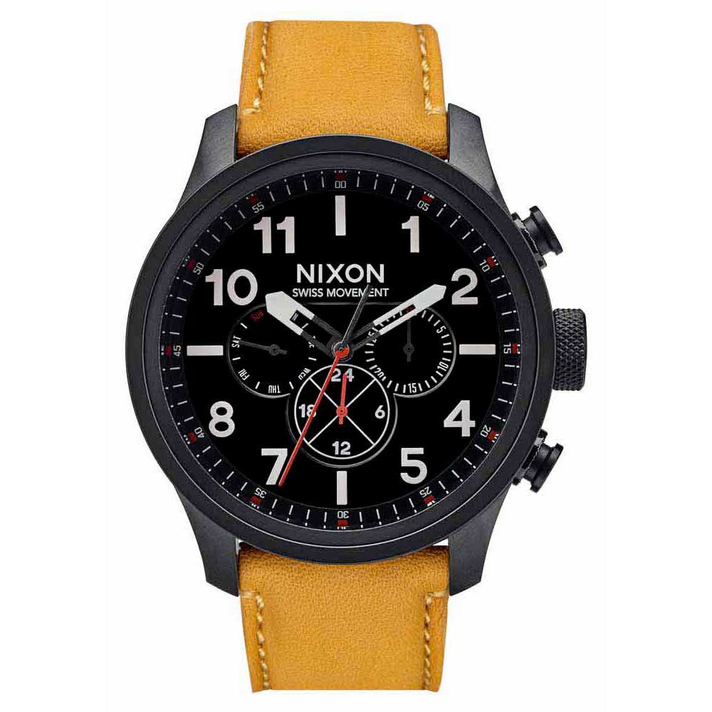 nixon-safari-dual-time-leather-watch