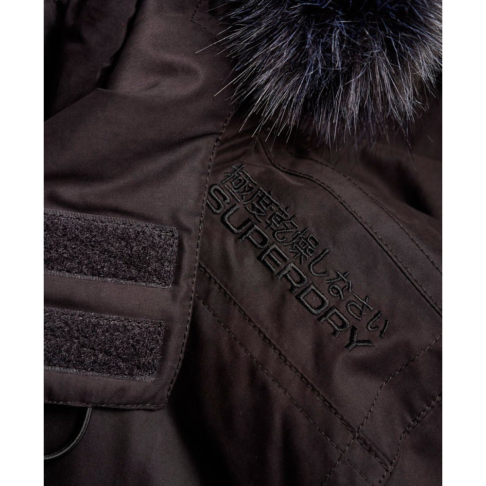 Vlucht Belangrijk nieuws telegram Superdry Microfibre Fur Windbomber Jacket Black | Dressinn