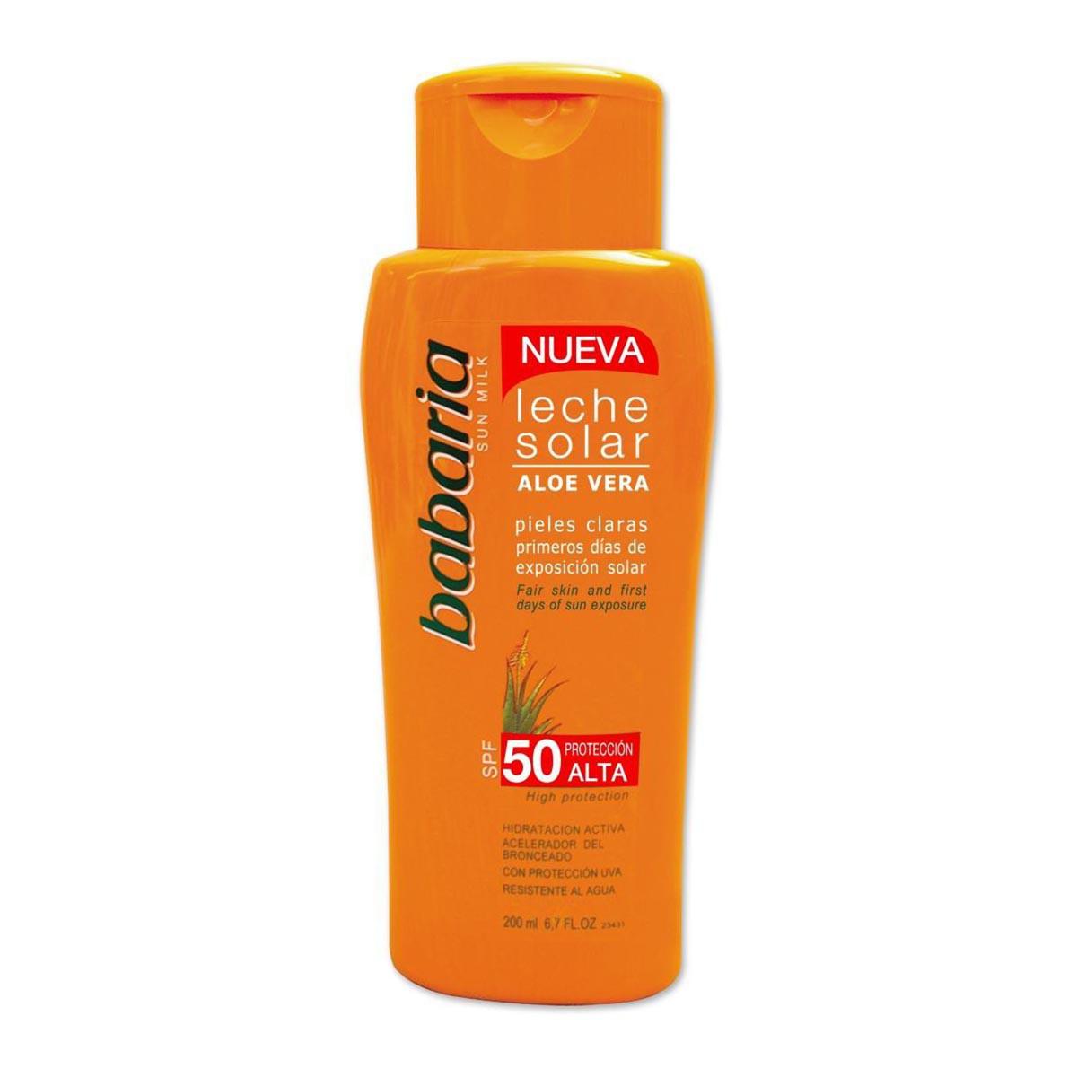 babaria-solar-milk-aloe-vera-clear-skin-first-days-of-sun-exposure-spf50-high-protection-200ml