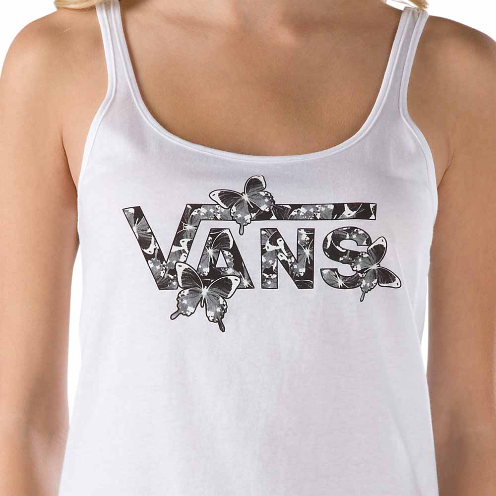 Vans Black Flutter Sleeveless T-Shirt