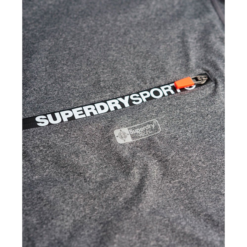 Superdry Gym Sport Running Henley Sweatshirt
